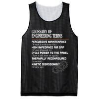 Glossary Of Engineering Terms Funny Engineer Definitions Mesh Reversible Basketball Jersey Tank