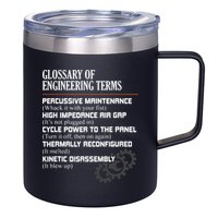 Glossary Of Engineering Terms Funny Engineer Definitions 12oz Stainless Steel Coffee Mug