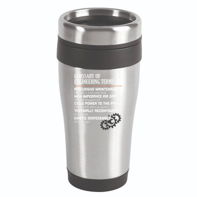 Glossary Of Engineering Terms Funny Engineer Definitions 16oz Travel Tumbler
