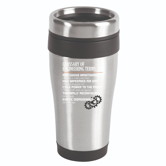 Glossary Of Engineering Terms Funny Engineer Definitions 16oz Travel Tumbler