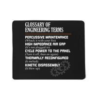 Glossary Of Engineering Terms Funny Engineer Definitions Mousepad