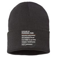 Glossary Of Engineering Terms Funny Engineer Definitions Sustainable Knit Beanie