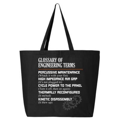 Glossary Of Engineering Terms Funny Engineer Definitions 25L Jumbo Tote