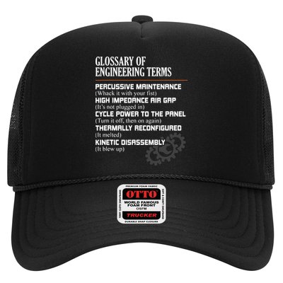 Glossary Of Engineering Terms Funny Engineer Definitions Trucker Hat