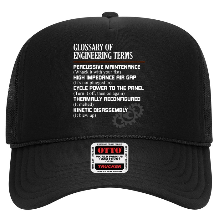 Glossary Of Engineering Terms Funny Engineer Definitions Trucker Hat