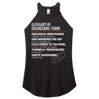 Glossary Of Engineering Terms Funny Engineer Definitions Women's Perfect Tri Rocker Tank