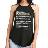 Glossary Of Engineering Terms Funny Engineer Definitions Women's Perfect Tri Rocker Tank