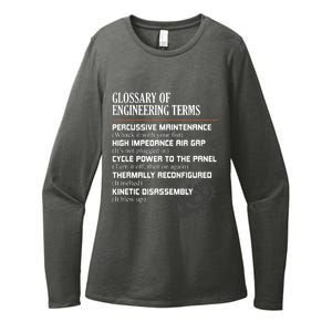 Glossary Of Engineering Terms Funny Engineer Definitions Womens CVC Long Sleeve Shirt