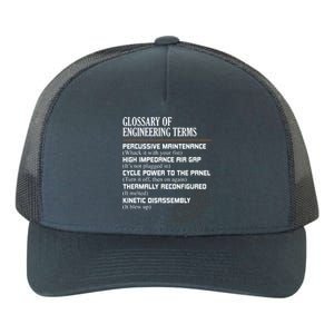 Glossary Of Engineering Terms Funny Engineer Definitions Yupoong Adult 5-Panel Trucker Hat