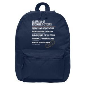 Glossary Of Engineering Terms Funny Engineer Definitions 16 in Basic Backpack