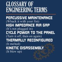 Glossary Of Engineering Terms Funny Engineer Definitions Infant Baby Jersey Bodysuit