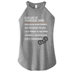 Glossary Of Engineering Terms Funny Engineer Definitions Women's Perfect Tri Rocker Tank