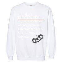 Glossary Of Engineering Terms Funny Engineer Definitions Garment-Dyed Sweatshirt