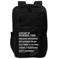 Glossary Of Engineering Terms Funny Engineer Definitions Impact Tech Backpack