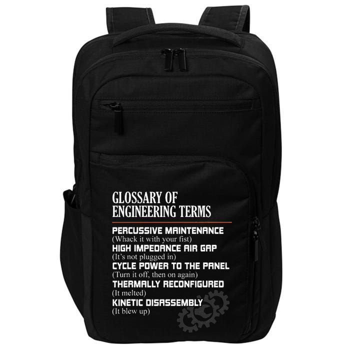Glossary Of Engineering Terms Funny Engineer Definitions Impact Tech Backpack