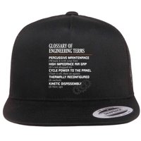 Glossary Of Engineering Terms Funny Engineer Definitions Flat Bill Trucker Hat
