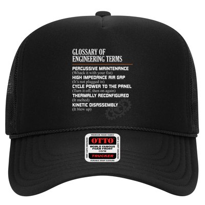 Glossary Of Engineering Terms Funny Engineer Definitions Trucker Hat