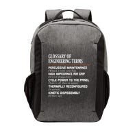 Glossary Of Engineering Terms Funny Engineer Definitions Vector Backpack