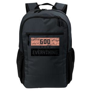 God Over Everything Gift Daily Commute Backpack