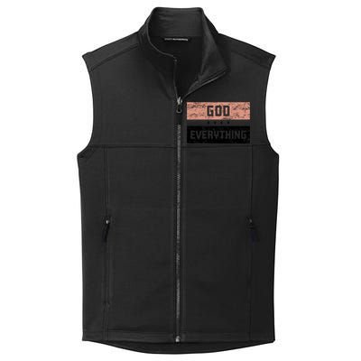 God Over Everything Gift Collective Smooth Fleece Vest