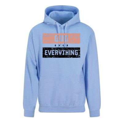 God Over Everything Gift Unisex Surf Hoodie