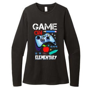 Game On Eletary First Day Gamer Back To School Great Gift Womens CVC Long Sleeve Shirt