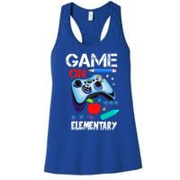 Game On Eletary First Day Gamer Back To School Great Gift Women's Racerback Tank