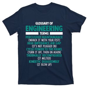 Glossary Of Engineering Erms Funny Engineer Definitions T-Shirt