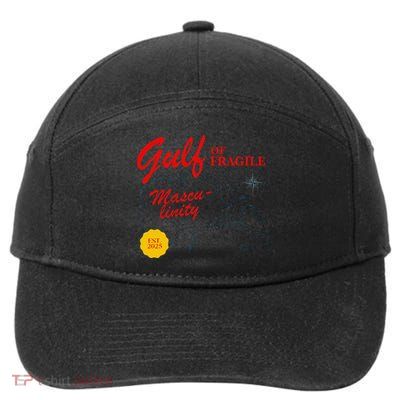 Gulf Of Fragile Masculinity Antitrump Gulf Of Mexico .Png 7-Panel Snapback Hat