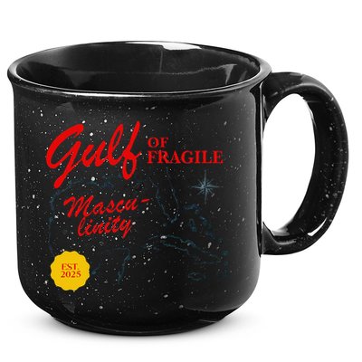 Gulf Of Fragile Masculinity Antitrump Gulf Of Mexico .Png 15oz Campfire Ceramic Mug