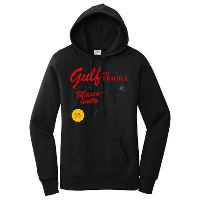 Gulf Of Fragile Masculinity Antitrump Gulf Of Mexico .Png Women's Pullover Hoodie