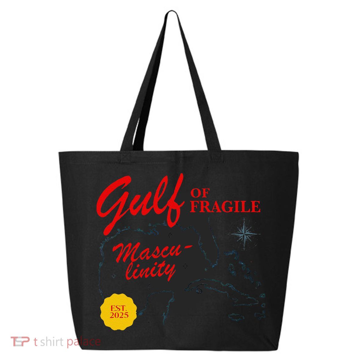 Gulf Of Fragile Masculinity Antitrump Gulf Of Mexico .Png 25L Jumbo Tote