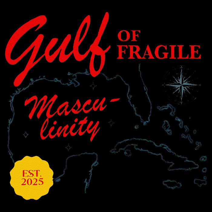 Gulf Of Fragile Masculinity Antitrump Gulf Of Mexico .Png Women's Crop Top Tee