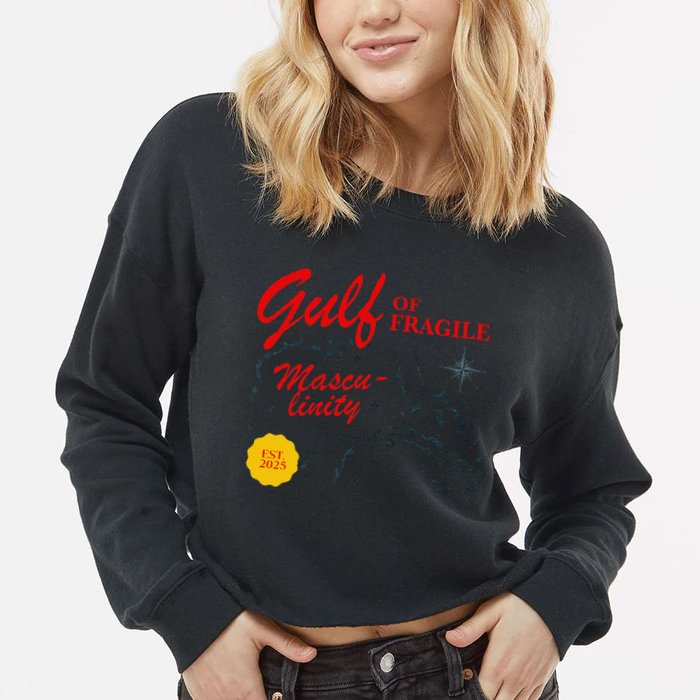 Gulf Of Fragile Masculinity Antitrump Gulf Of Mexico .Png Cropped Pullover Crew