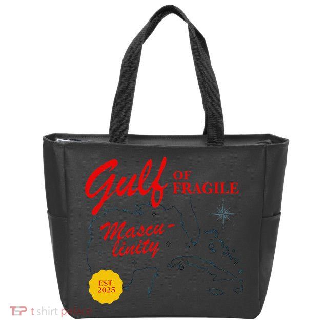 Gulf Of Fragile Masculinity Antitrump Gulf Of Mexico .Png Zip Tote Bag