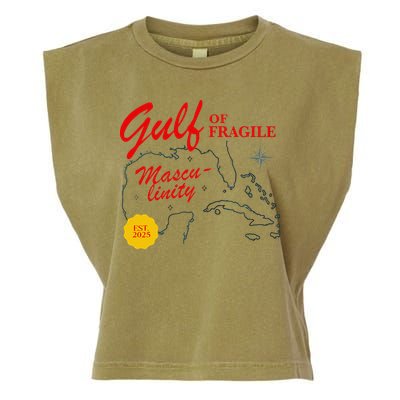 Gulf Of Fragile Masculinity Antitrump Gulf Of Mexico .Png Garment-Dyed Women's Muscle Tee