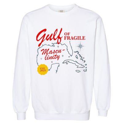 Gulf Of Fragile Masculinity Antitrump Gulf Of Mexico .Png Garment-Dyed Sweatshirt