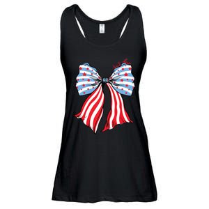 Grand Ol Flag Saint Louis Coquette Bow Ladies Essential Flowy Tank