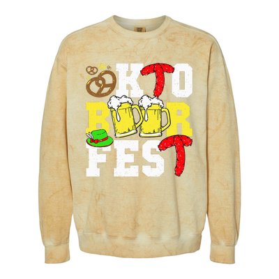 German Oktoberfest Funny Oktoberfest Germany Colorblast Crewneck Sweatshirt