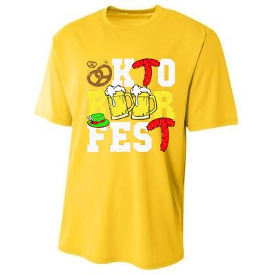 German Oktoberfest Funny Oktoberfest Germany Performance Sprint T-Shirt