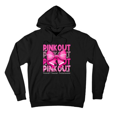 Gift Out Football Breast Cancer Awareness Hoodie