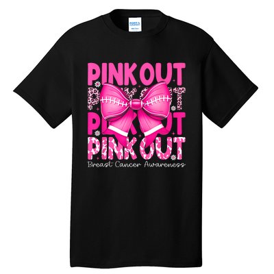 Gift Out Football Breast Cancer Awareness Tall T-Shirt