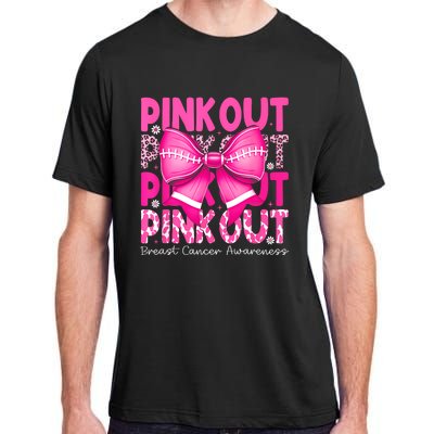 Gift Out Football Breast Cancer Awareness Adult ChromaSoft Performance T-Shirt