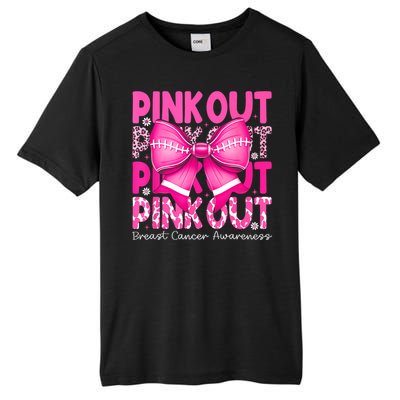 Gift Out Football Breast Cancer Awareness Tall Fusion ChromaSoft Performance T-Shirt