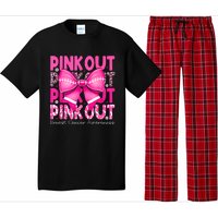 Gift Out Football Breast Cancer Awareness Pajama Set