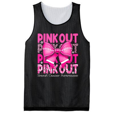 Gift Out Football Breast Cancer Awareness Mesh Reversible Basketball Jersey Tank