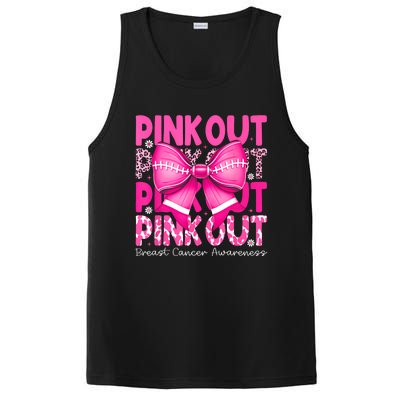 Gift Out Football Breast Cancer Awareness PosiCharge Competitor Tank