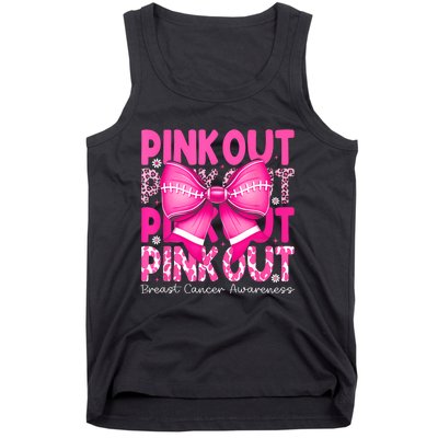 Gift Out Football Breast Cancer Awareness Tank Top