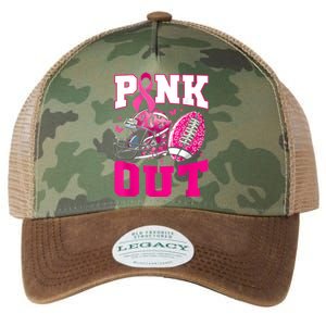 Gift Out Football Team Breast Cancer Awareness Month Legacy Tie Dye Trucker Hat