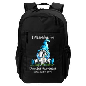 Gnome One Fights Alone Light Blue Prostate Cancer Awareness Daily Commute Backpack